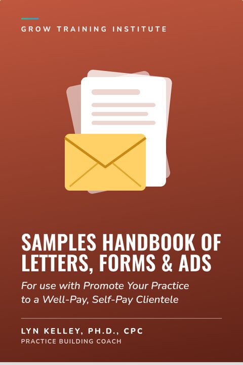 Samples Handbook of Letters, Forms & Ads - Lyn Kelley, Ph.D., CPC